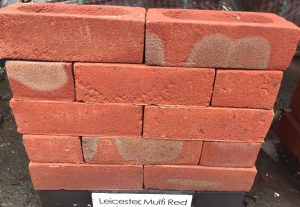 Ibstock Leicester Multi Red Stock Brick packs of 500.