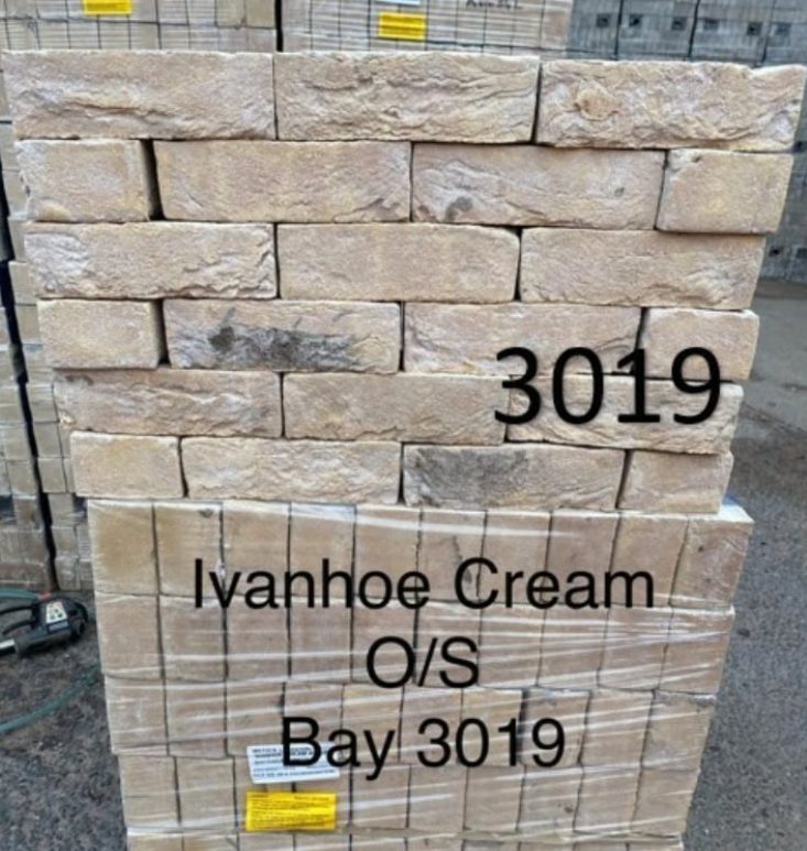Offshade Bricks Ibstock Ivanhoe Cream Original Facing Bricks- OFFSHADES packs of 430